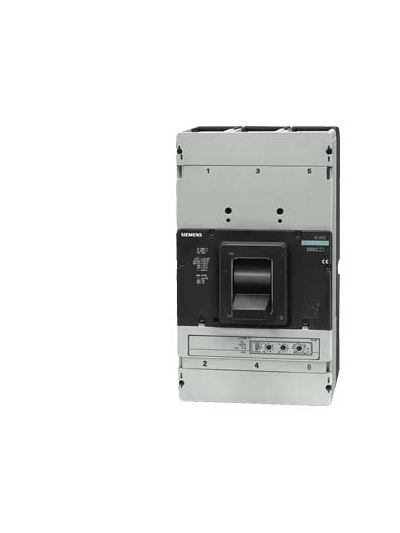 SIEMENS, SENTRON 3VL 3 Pole 800A 70kA MCCB for Short Circuit Protection