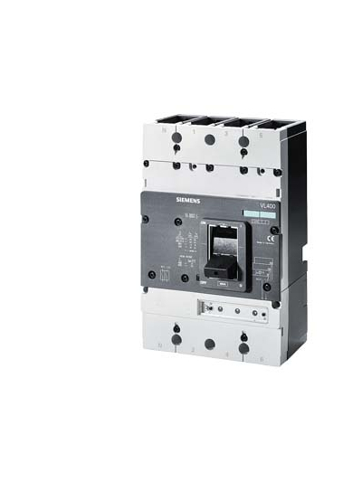 SIEMENS, SENTRON 3VL 4 Pole 400A 70kA MCCB for Short Circuit Protection
