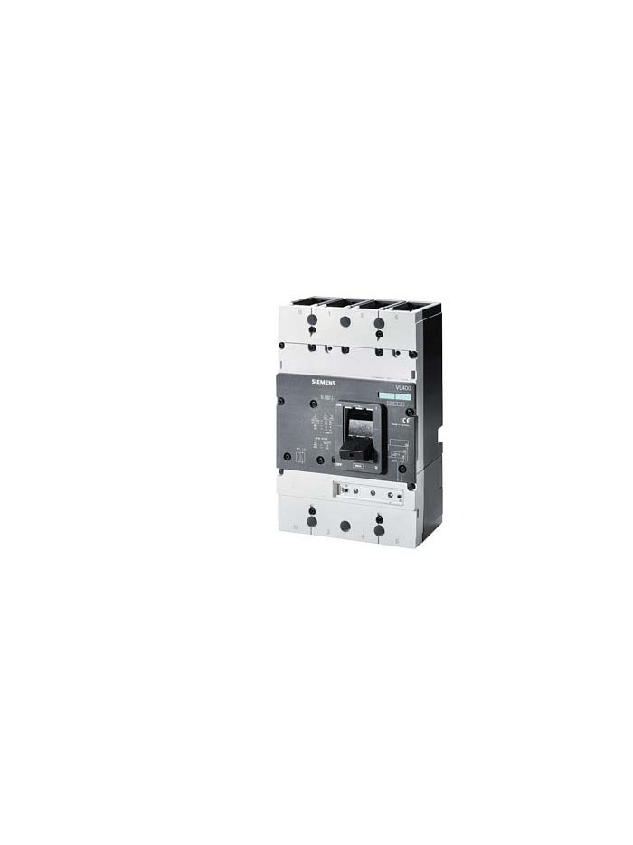 SIEMENS, SENTRON 3VL 4 Pole 400A 70kA MCCB for Short Circuit Protection