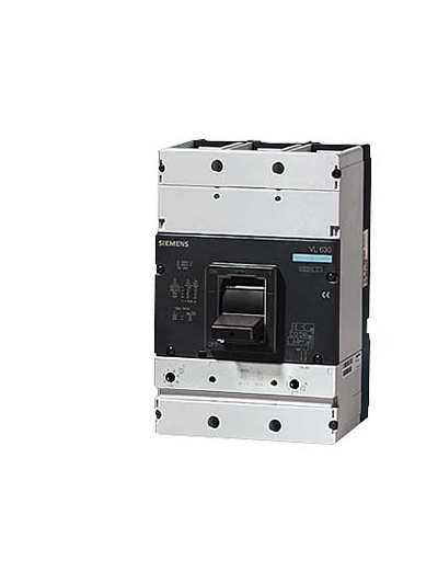 SIEMENS, SENTRON 3VL 4 Pole 630A 70kA MCCB for Short Circuit Protection