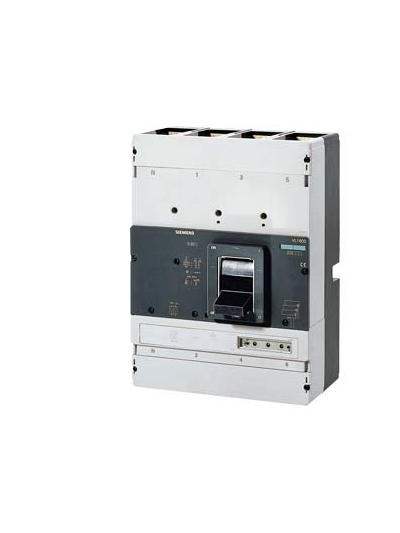 SIEMENS, SENTRON 3VL 4 Pole 1600A 70kA MCCB for Short Circuit Protection