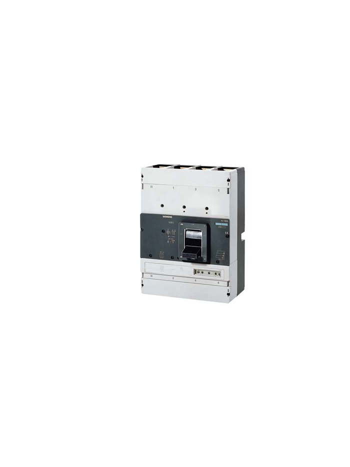 SIEMENS, SENTRON 3VL 4 Pole 1600A 70kA MCCB for Short Circuit Protection