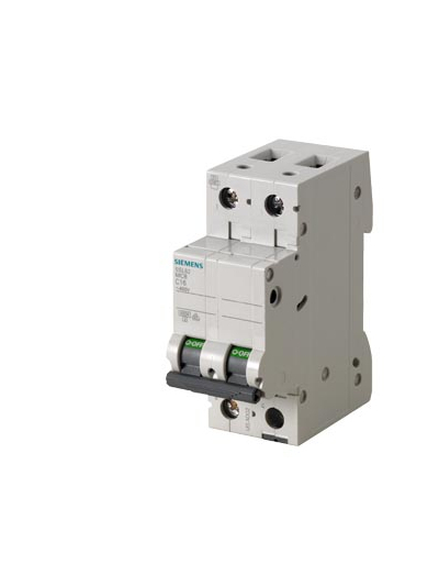 SIEMENS, 2 Pole 6A Betagard 5SL6 MCB