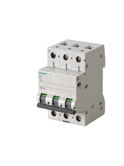 SIEMENS, 3 Pole 20A Betagard 5SL6 MCB