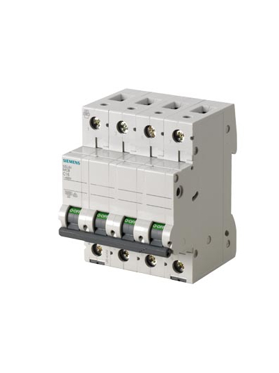 SIEMENS, 4 Pole 50A Betagard 5SL6 MCB