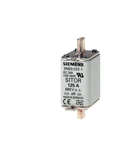 SIEMENS, 50A SITOR 3NE8 Type Fuse for semiconductor protection