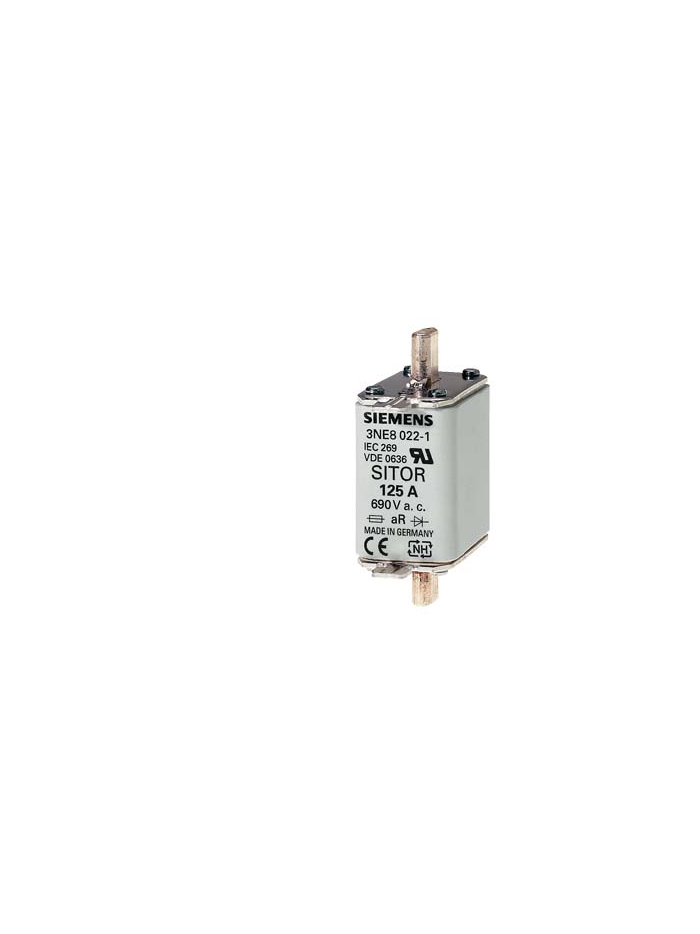 SIEMENS, 125A SITOR 3NE8 Type Fuse for semiconductor protection