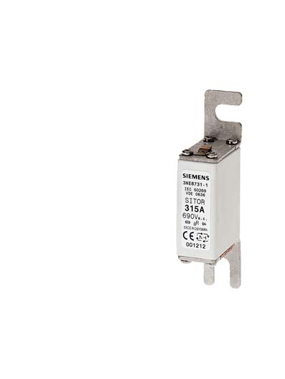 SIEMENS, 200A SITOR 3NE8 Type Fuse for semiconductor protection