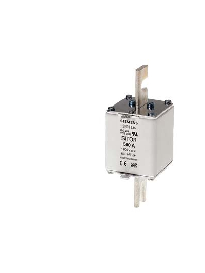 SIEMENS, 450A SITOR 3NE3 Type Fuse for semiconductor protection