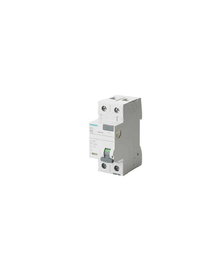 SIEMENS, 63A, 2 Pole, 100mA Betagard 5SV, class AC RCCB