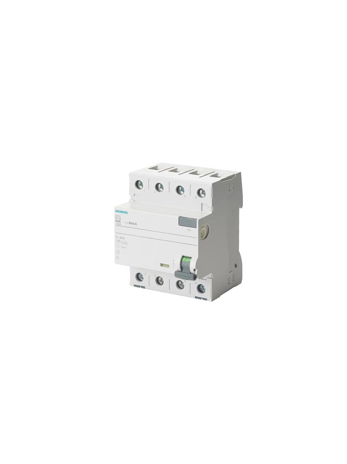 SIEMENS, 80A, 2 Pole, 30mA, Betagard 5SV, class AC RCCB