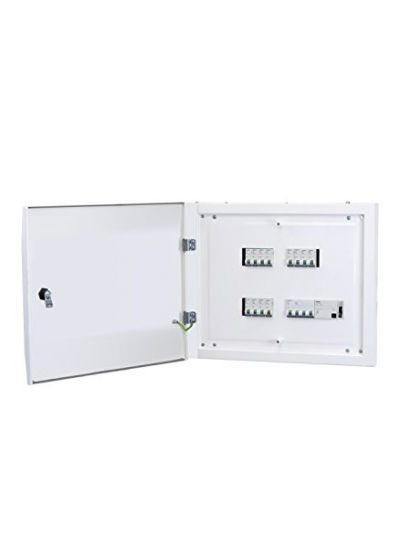SIEMENS, IP43, 14 Way, Metal Double Door TPN Betagard DB