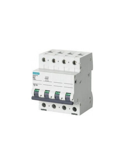 SIEMENS, 4 Pole, 100A, Betagard 5SP4 C-CURVE MCB