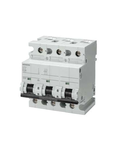 SIEMENS, 3 Pole, 80A, Betagard 5SP4 D-CURVE MCB