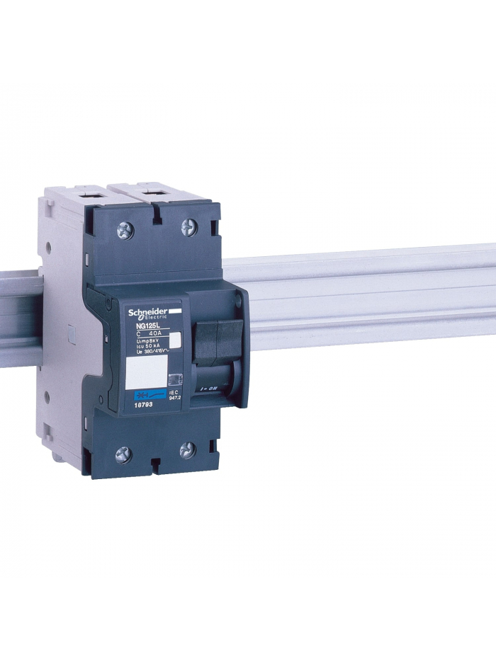 Schneider, 2 Pole, 40A, NG125H D-CURVE MCB