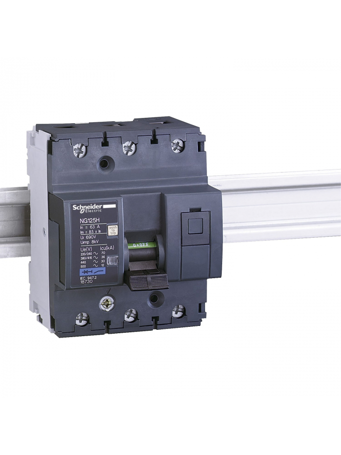 Schneider, 3 Pole, 25A, NG125H C-CURVE MCB