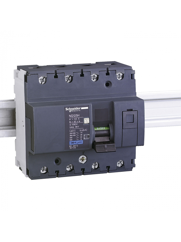 Schneider, 4 Pole, 32A, NG125H C-CURVE MCB