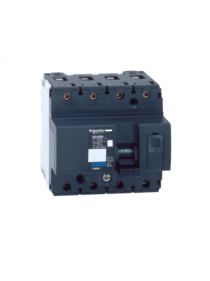 Schneider, 4 Pole, 80A, NG125N B-CURVE MCB