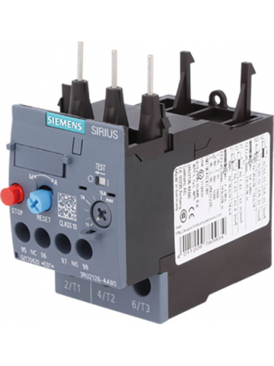 SIEMENS, 0.45-0.63A, Class 10, 3RU THERMAL OVERLOAD RELAY