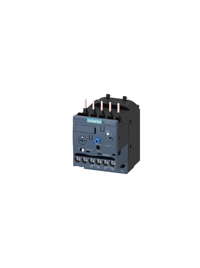 SIEMENS, 0.1-0.4A, Class 10, 3RB MICROPROCESSOR BASED OVERLOAD RELAY