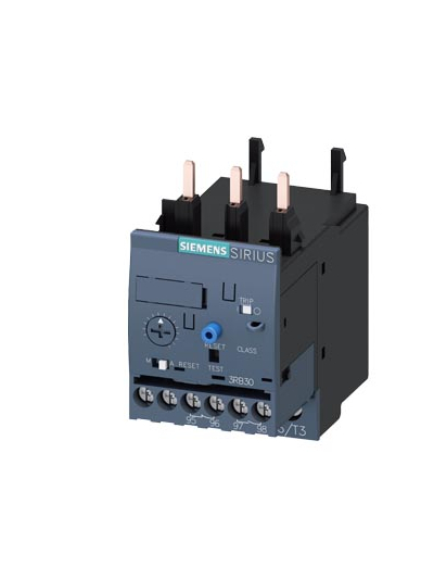 SIEMENS, 3-12A, Class 10, 3RB MICROPROCESSOR BASED OVERLOAD RELAY