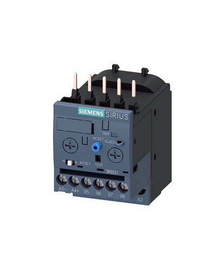 SIEMENS, 3-12A, Class 20, 3RB MICROPROCESSOR BASED OVERLOAD RELAY