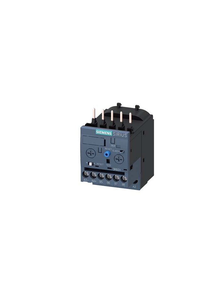 SIEMENS, 3-12A, Class 20, 3RB MICROPROCESSOR BASED OVERLOAD RELAY