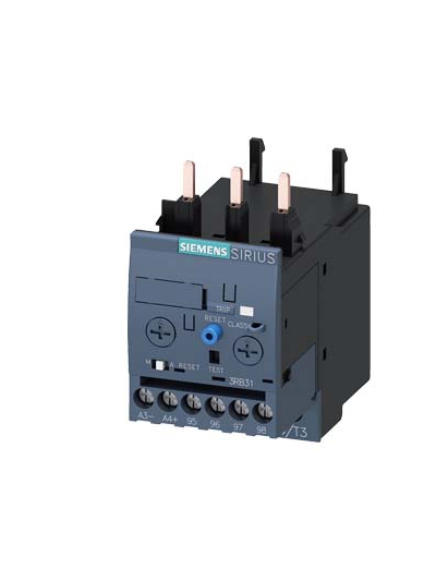 SIEMENS, 3-12A, Class 20, 3RB MICROPROCESSOR BASED OVERLOAD RELAY