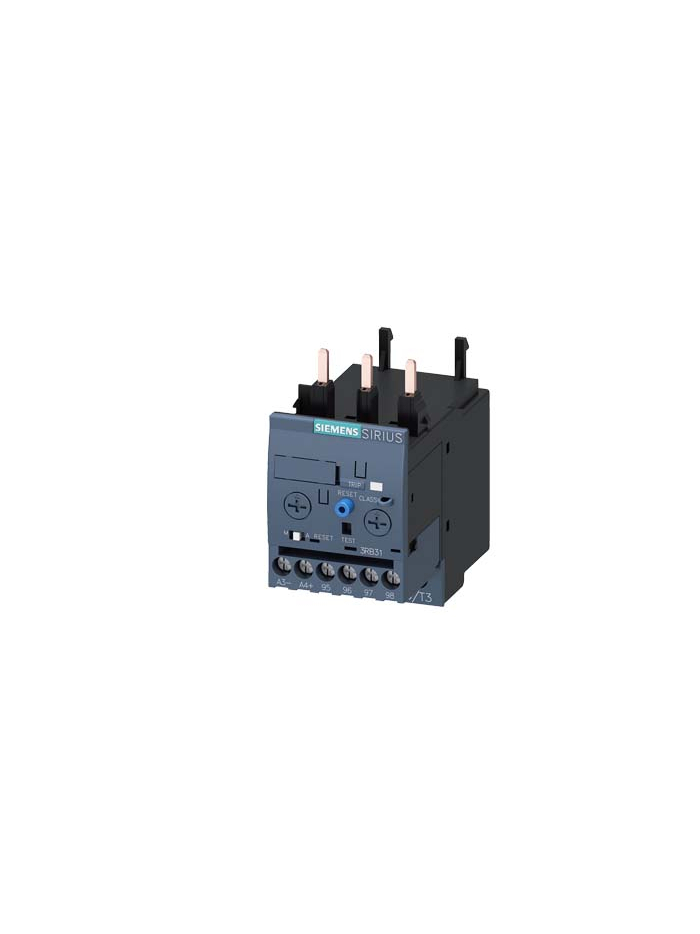 SIEMENS, 3-12A, Class 20, 3RB MICROPROCESSOR BASED OVERLOAD RELAY