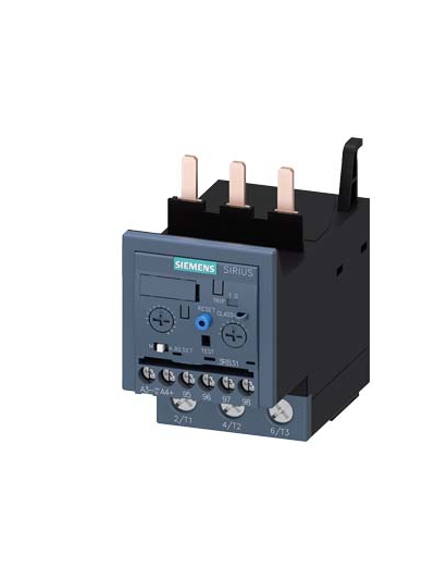 SIEMENS, 20-80A, Class 20, 3RB MICROPROCESSOR BASED OVERLOAD RELAY