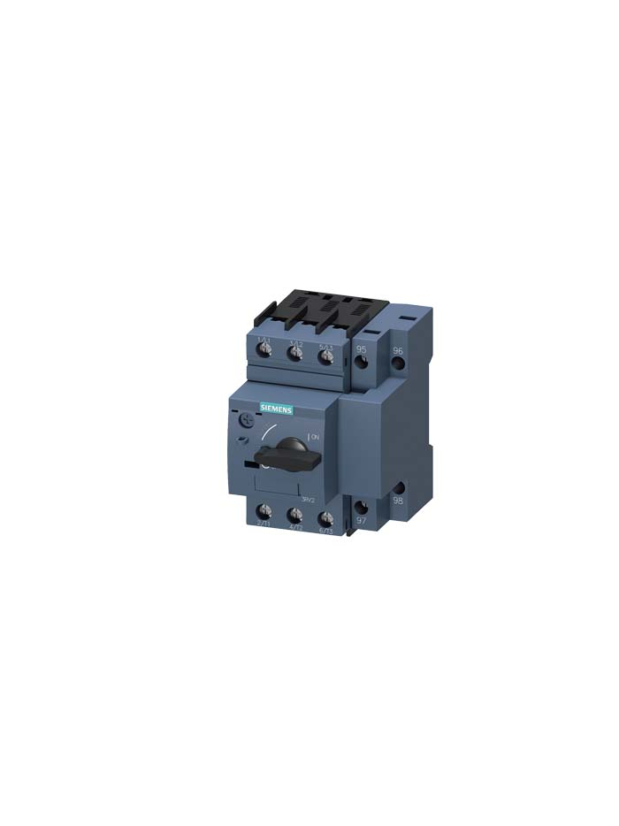 SIEMENS, 3.2A, Class 10, 3RV MPCB with relay function