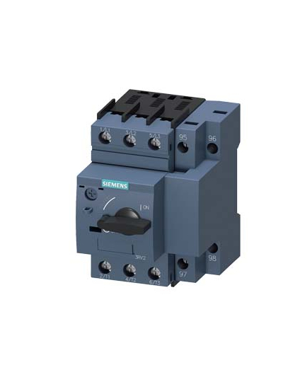 SIEMENS, 8A, Class 10, 3RV MPCB with relay function