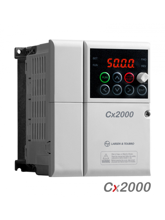 L&T, 0.40 kW (HD) / 0.75 kW (ND), Cx2000 VVVF 230V 3PH AC DRIVE