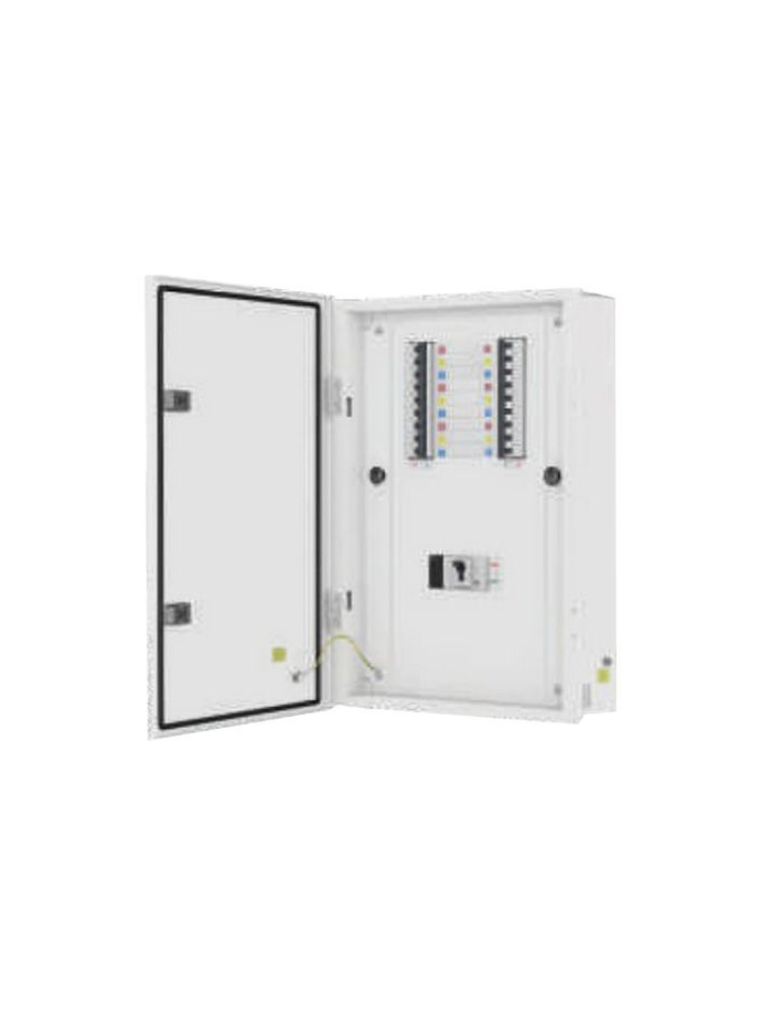 L&T, IP43-Metal Door, 4 way Vertical TPN DB upto 125A, MCCB Incomer