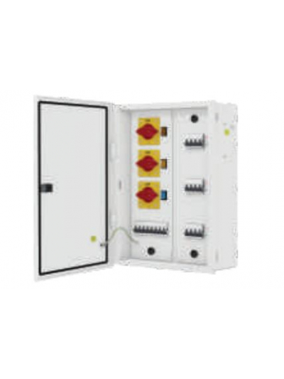 L&T, IP43-Metal Door, 12 way TPN Phase Selector DB