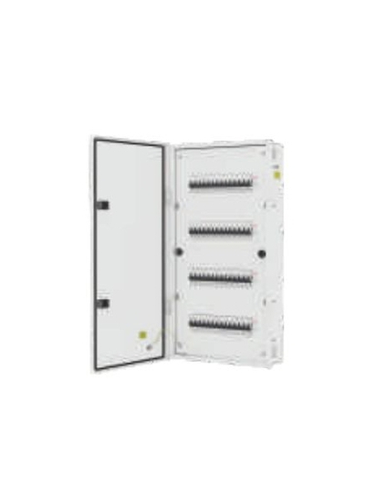 L&T, IP43-Metal Door, 4 Row 64 Module Flexi/Row DB
