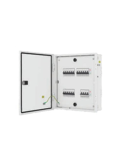 L&T, IP43-Metal Door, 4 way TPN DB