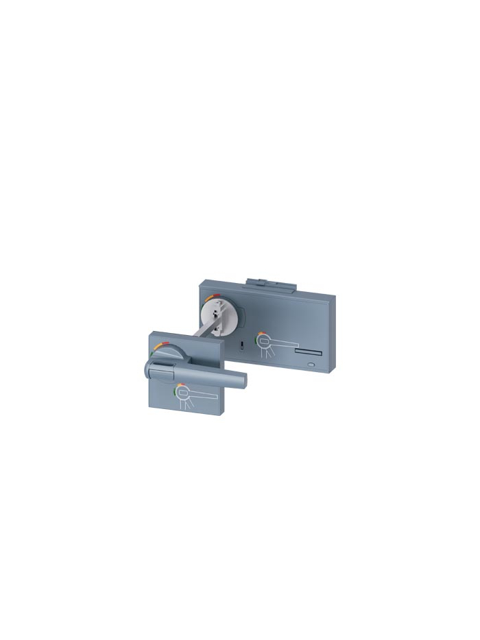 SIEMENS, SENTRON 3VA27  Extended Door Mounted Rotary Operator (Standard - Gray) for MCCB