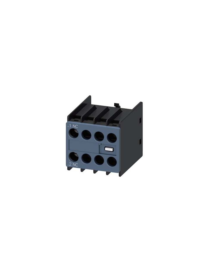 SIEMENS, Auxiliary Contact block of 3RH2 & 3RT2 for snapping onto the front
