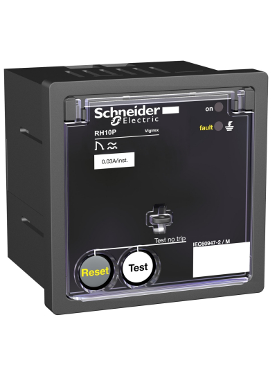 SCHNEIDER, 220/240V AC, Front Panel mounting Vigirex Earth Leakage Protection Relays