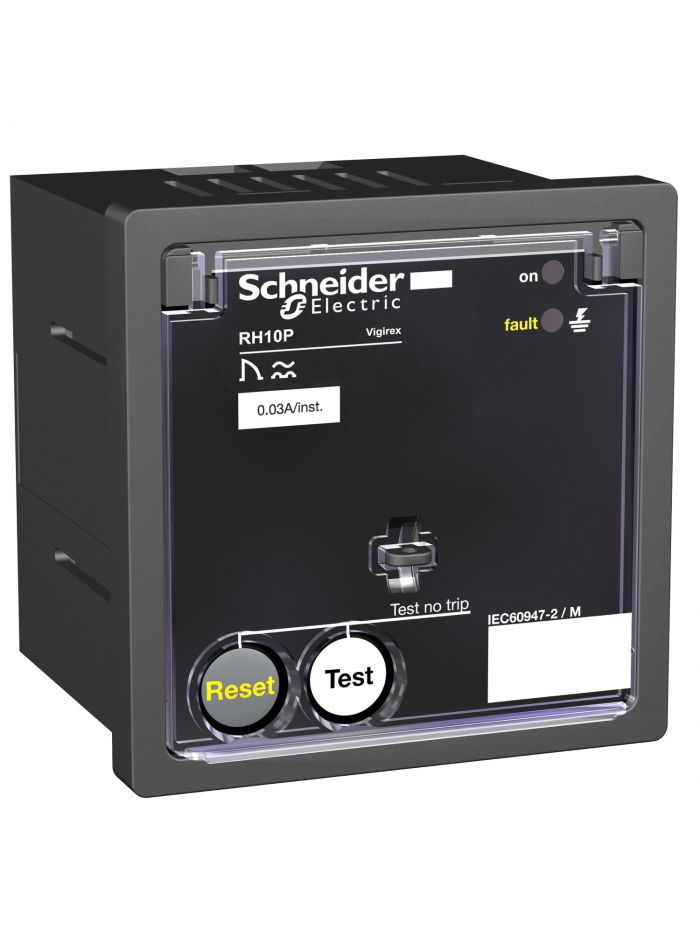 SCHNEIDER, 220/240V AC, Front Panel mounting Vigirex Earth Leakage Protection Relays