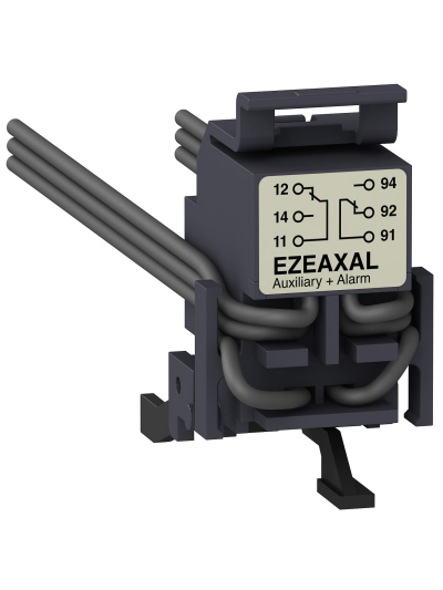 SCHNEIDER, 250A, Alarm-Auxiliary Switch Contacts (Changeover) Multifunction for EasyPact EZC100 MCCB 