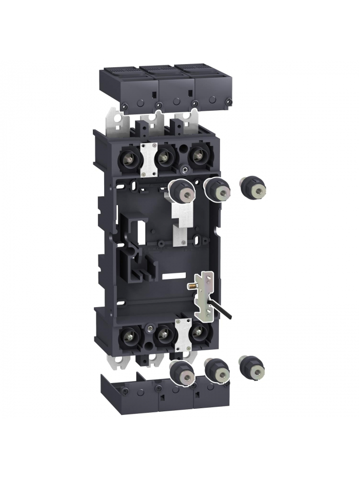 SCHNEIDER, 3 POLE, 400/630A, DRAW-OUT (Chassis Kit) with Plug in base for Compact NSX