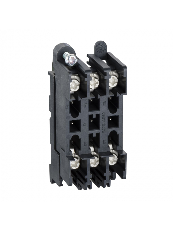 SCHNEIDER, 400/630A, 9-wire AUTOMATIC AUXILIARY CONNECTORS fixed (for base) for Compact NSX