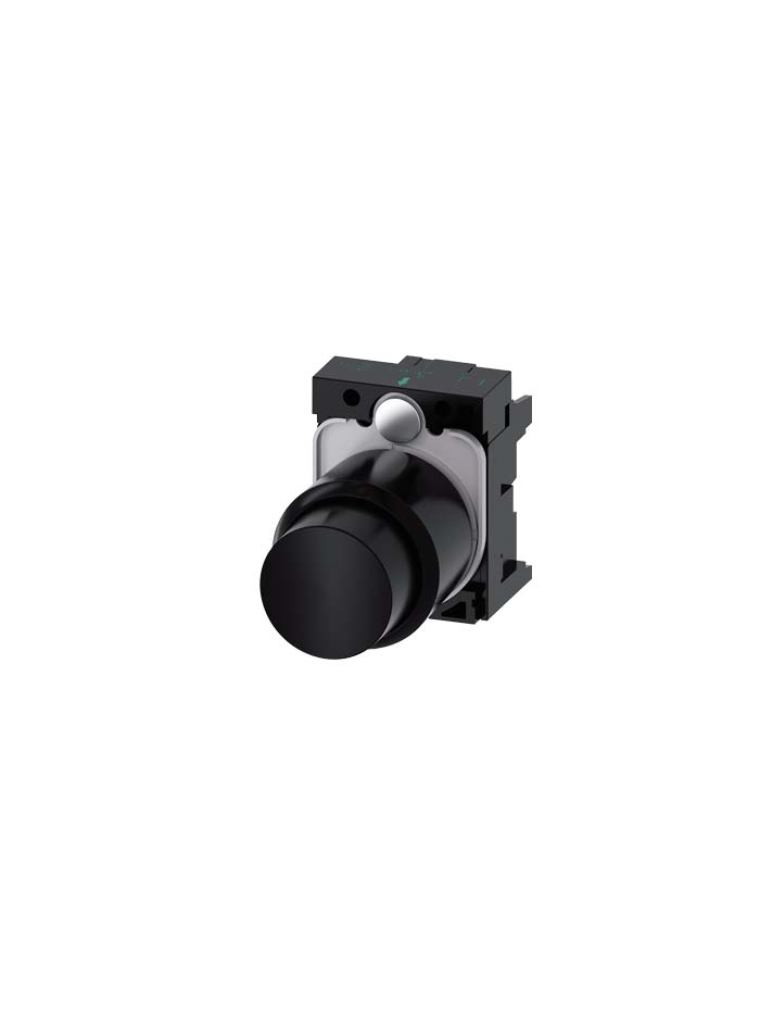 SIEMENS, Mechanical reset Push buttons with extended stroke (12 mm), IP65, Dia 22 mm for 3RU2 Thermal overload relays