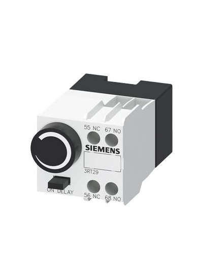 SIEMENS, Pneumatic ON-delay blocks for 3RT2 &3RH2 Contactor of snapping onto the front, size S0 