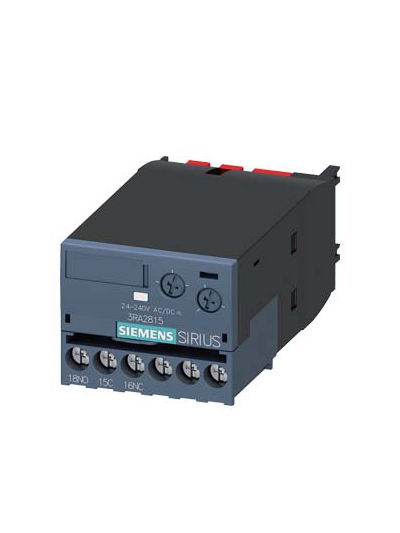 SIEMENS, 24-240V AC/DC Solid state timer OFF-Delay block for 3RH2 &3RT2 contactor ofsnapping onto the front (S00, S0, S2, S3)