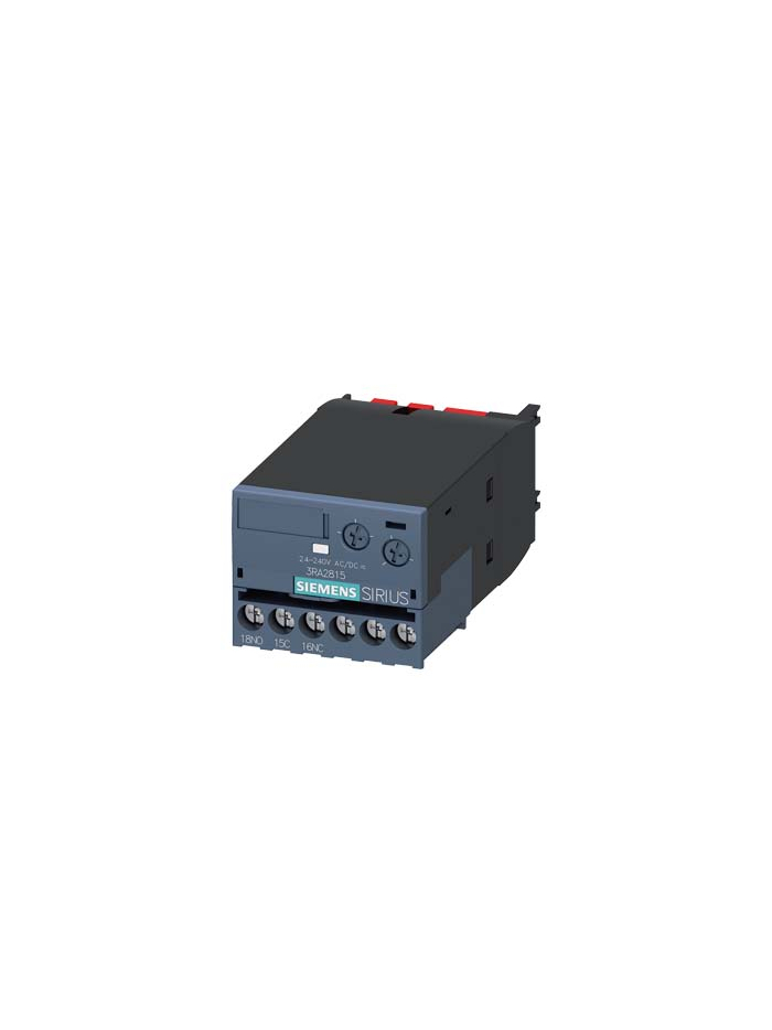 SIEMENS, 24-240V AC/DC Solid state timer OFF-Delay block for 3RH2 &3RT2 contactor ofsnapping onto the front (S00, S0, S2, S3)