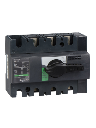 SCHNEIDER, 3 Pole, 125A, Compact-INS & INV 
SD 