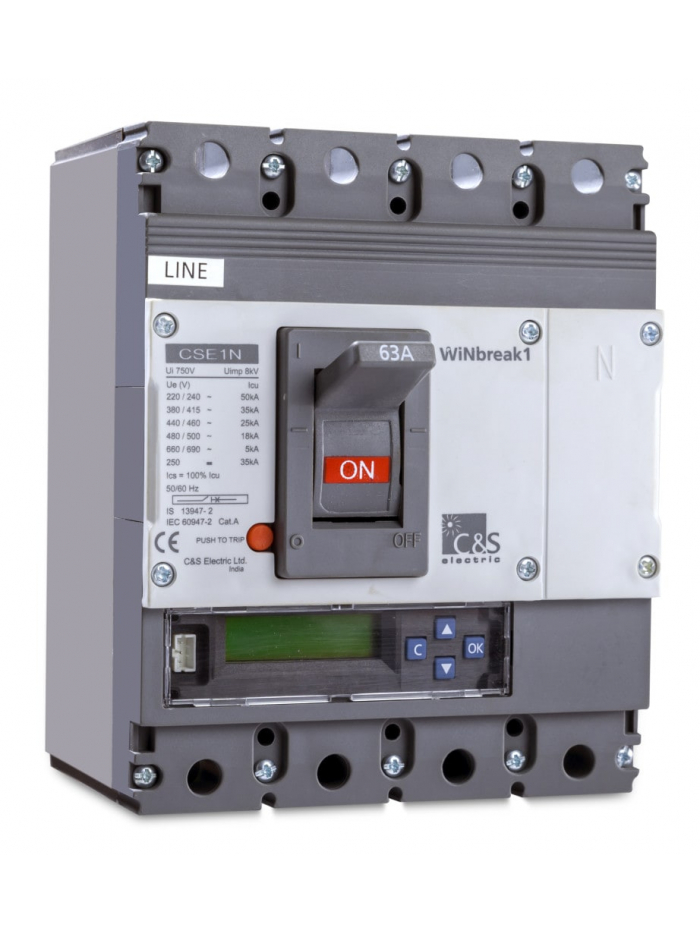 C&S, 4 Pole, 50-125A, WiNbreak1 MCCB